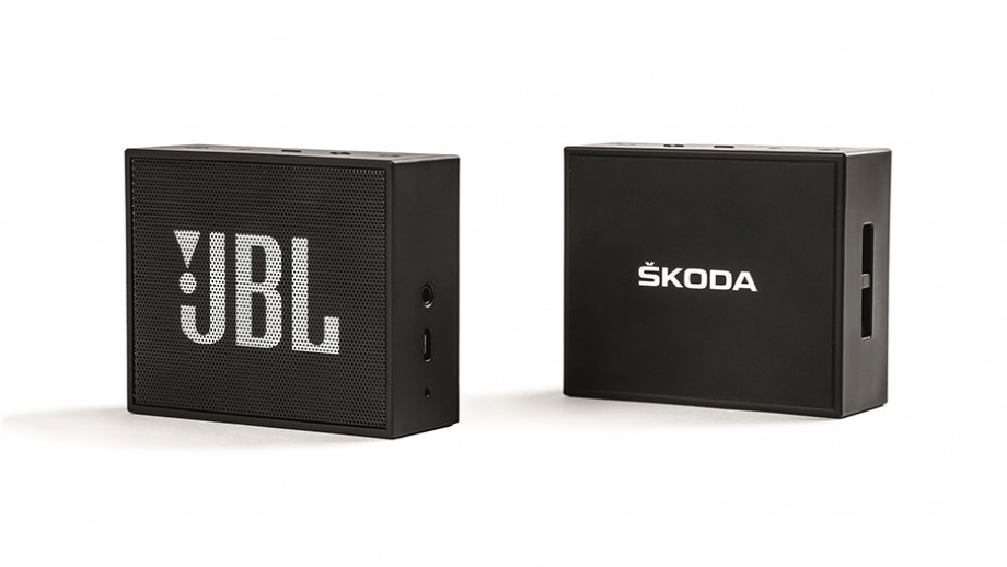 Skoda JBL-Bluetooth-Laut­sprecher. Preis ab CHF 45.–.